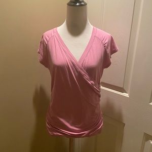 Pink short sleeve cabi top